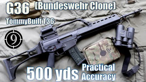 G36 (Bundeswehr Clone) - TommyBuilt T36500码准确性测试